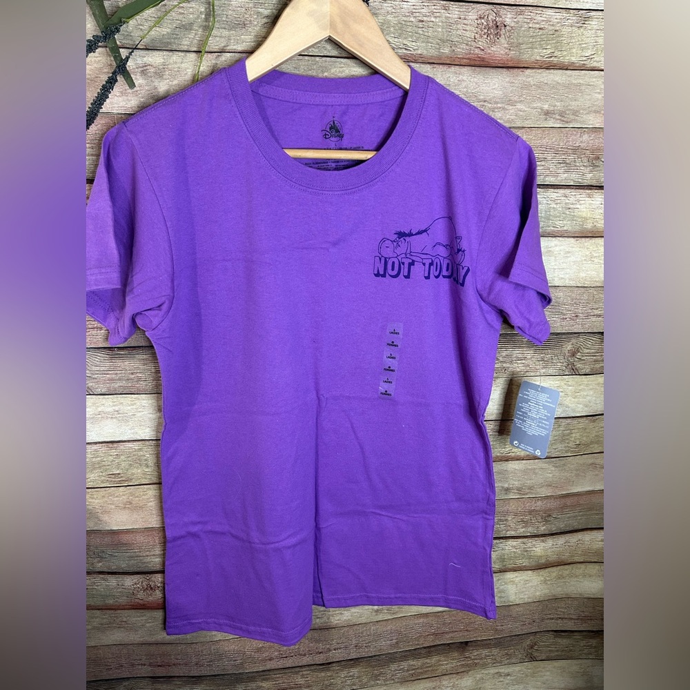 Disney Purple “Not Today” Igor Graphic Short Sleeve Crew Neck T-Shirt Size L